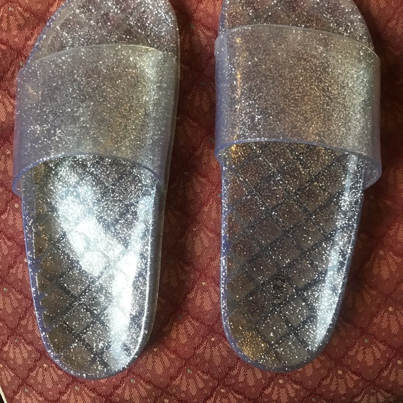 Forever 21 Shoes - Clear jelly Slides